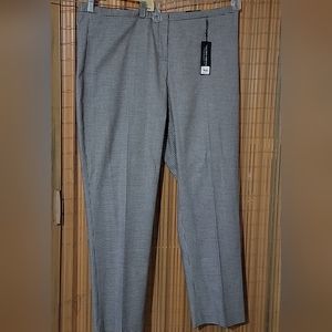 LANE BRYANT The Sophie Black Straight Fit Stretch Trousers Pants Women's SZ 22R